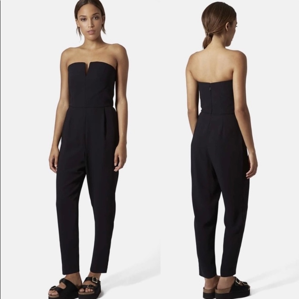 Topshop black jumpsuit